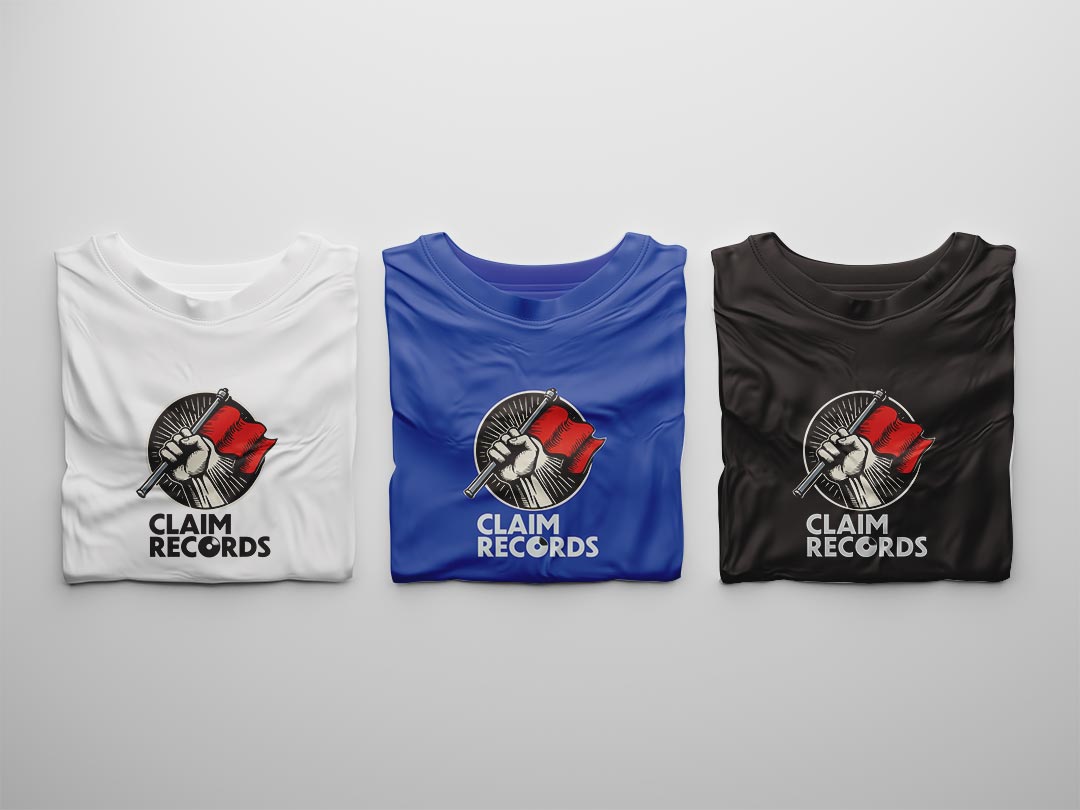 Claim Records logo T's