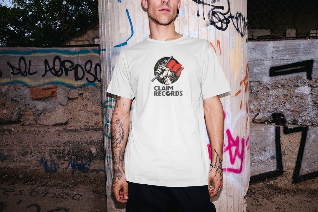 Claim Records White T