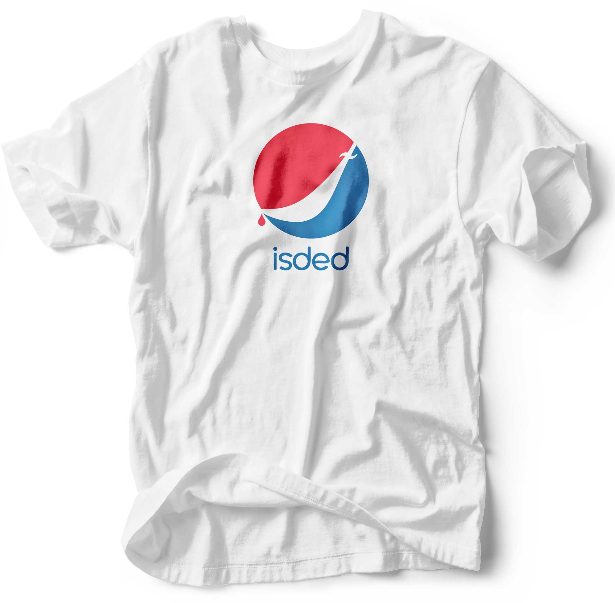 isded white t-shirt